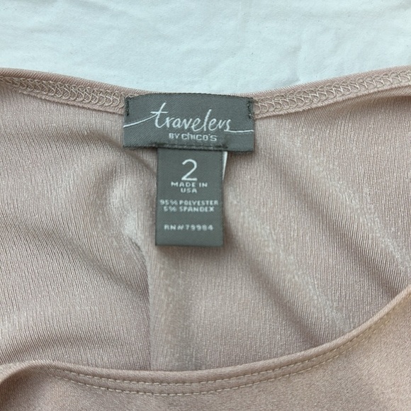 Chico’s Travelers Blush Tank Top - Picture 4 of 5